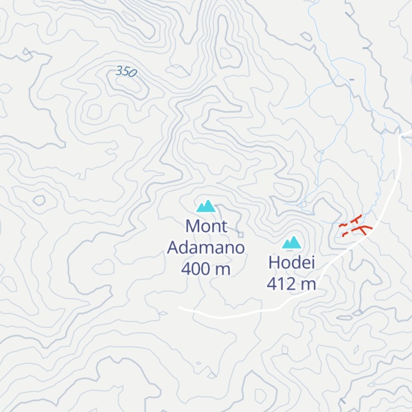 Map of Mont Adamano