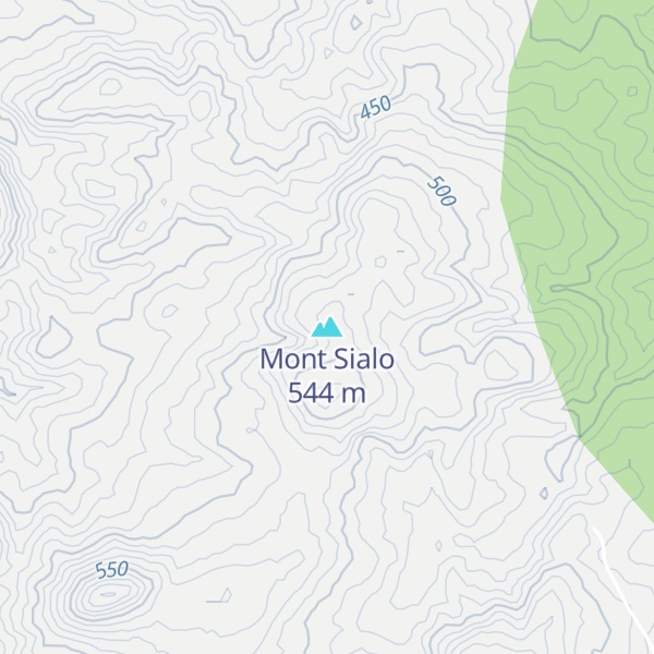 Map of Mont Sialo