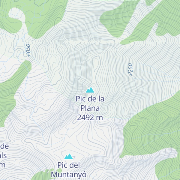 Map of Pic de la Plana