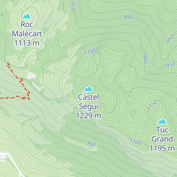 Map of Castel Ségui