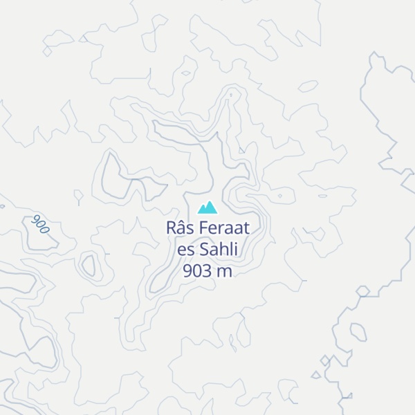 Map of Râs Feraat es Sahli