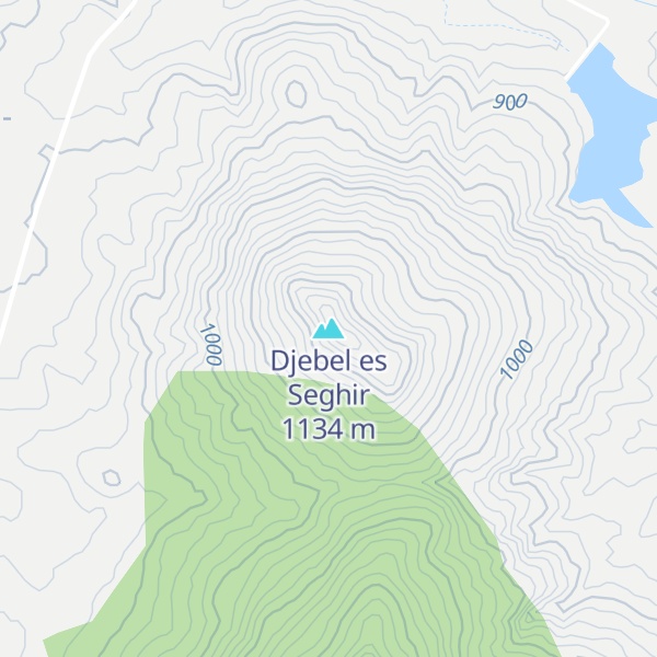 Map of Djebel es Seghir