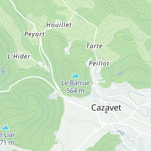Map of Le Barrue