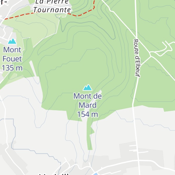 Map of Mont de Mard
