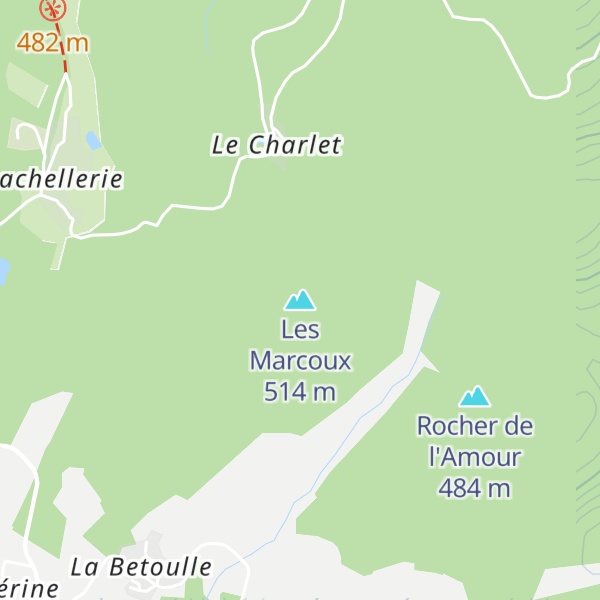 Map of Les Marcoux