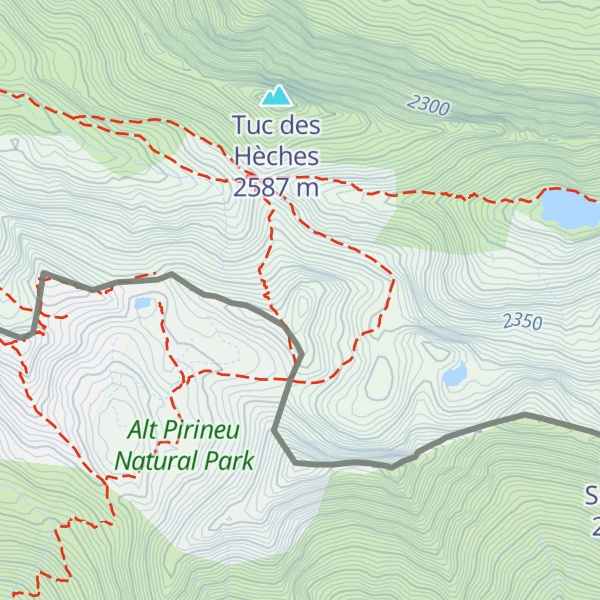 Map of Tuc Blanc
