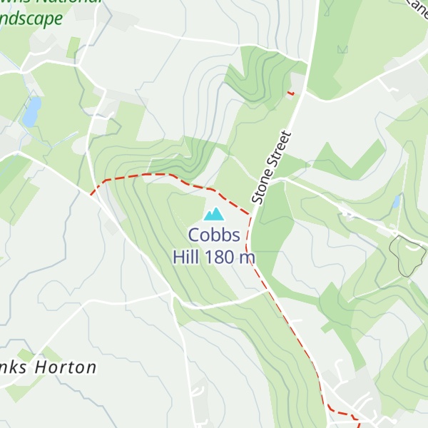 Map of Cobbs Hill
