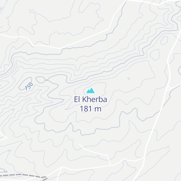 Map of El Kherba