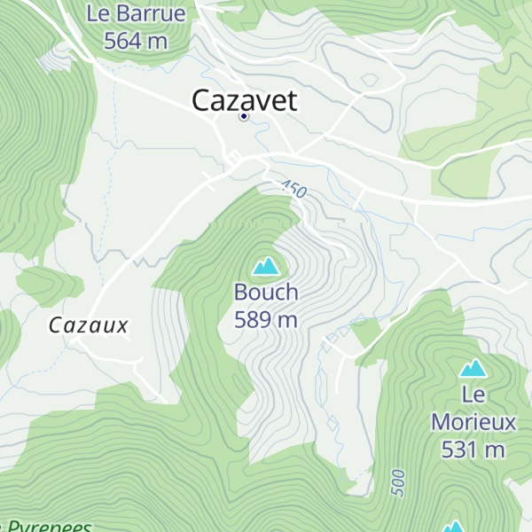 Map of Bouch