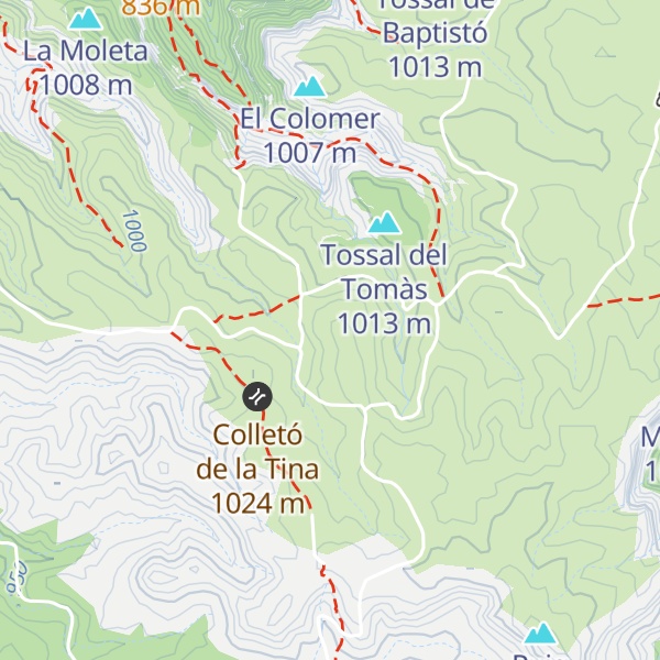 Map of Tossal del Xanda