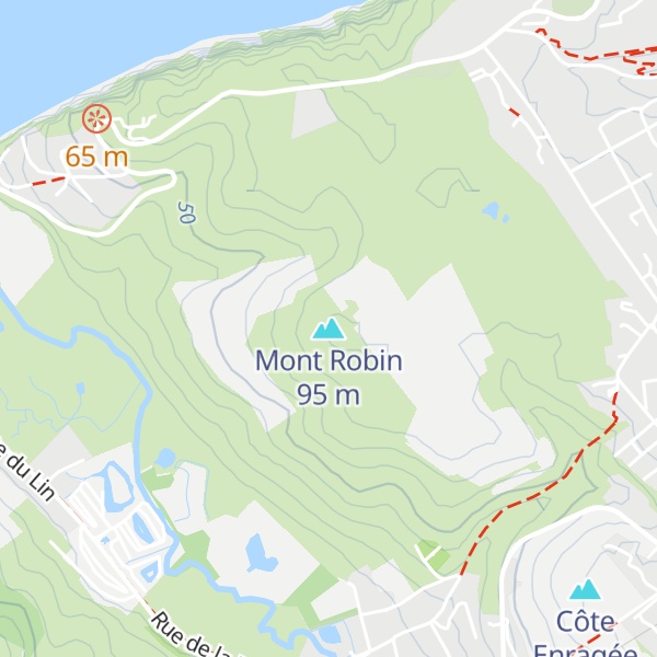 Map of Mont Robin