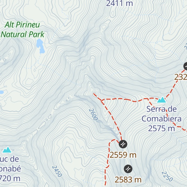 Map of Pic de Moredo