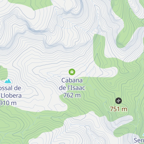 Map of Cabana de l'Isaac