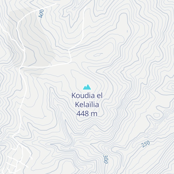 Map of Koudia el Kelaïlia
