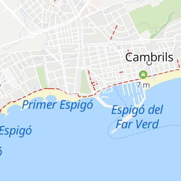 Map of Officina de Turisme de Cambrils