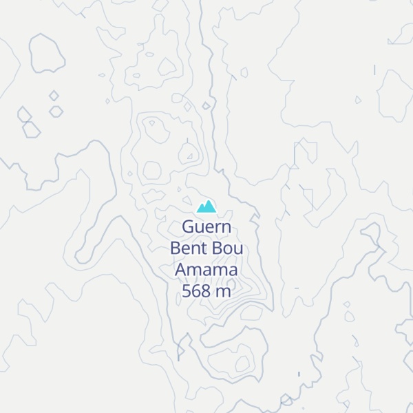Map of Guern Bent Bou Amama