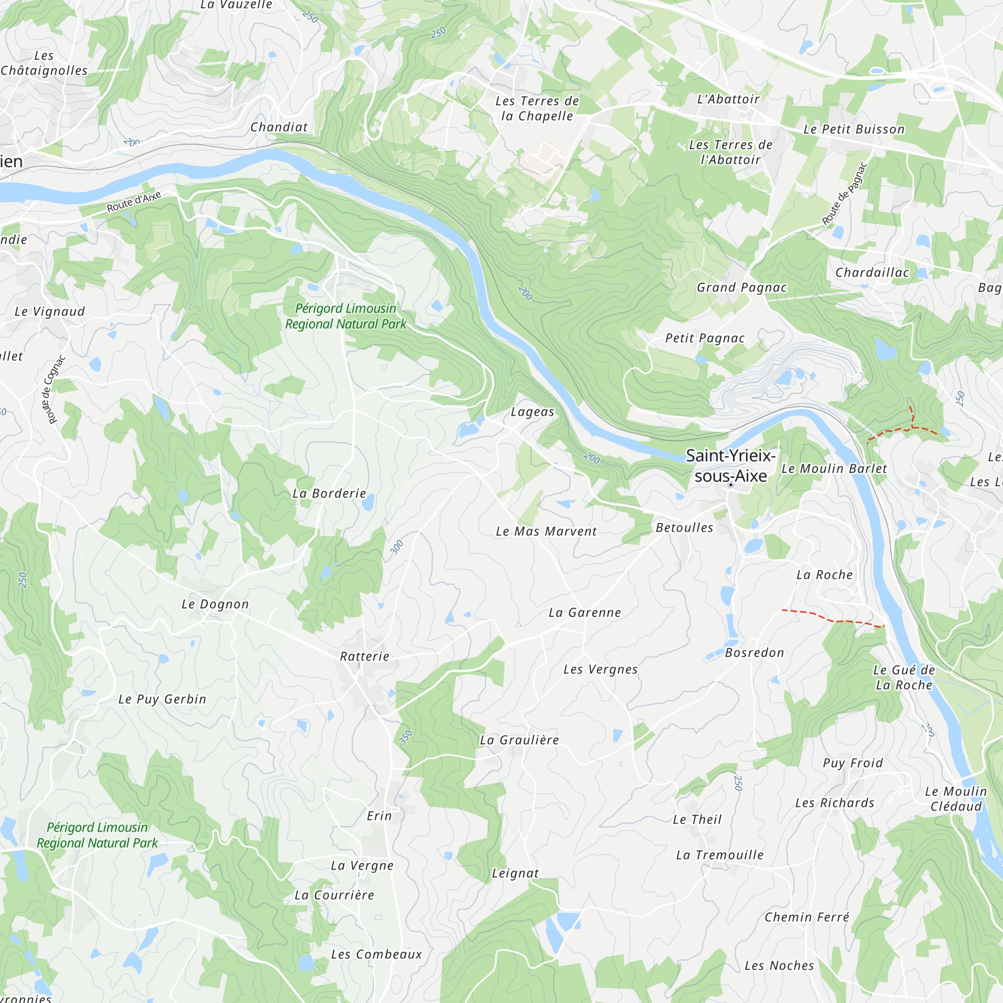 Gîtes de France map