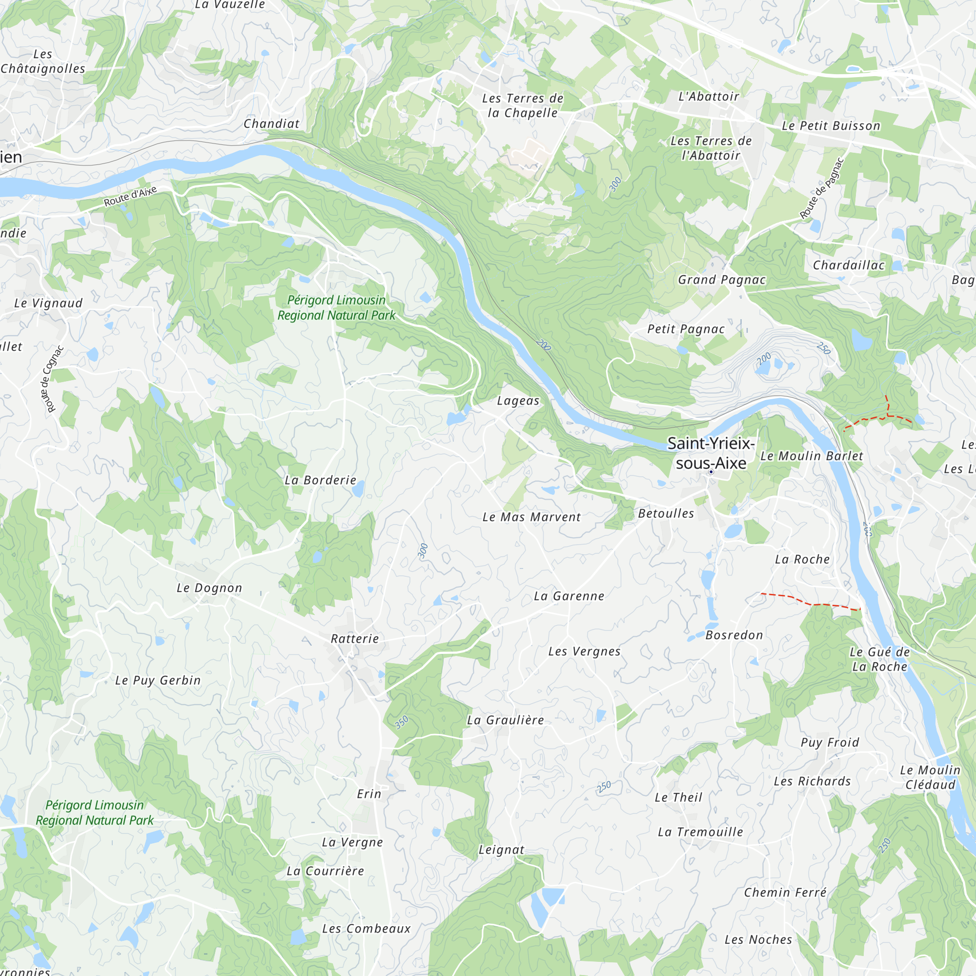 Gîtes de France map