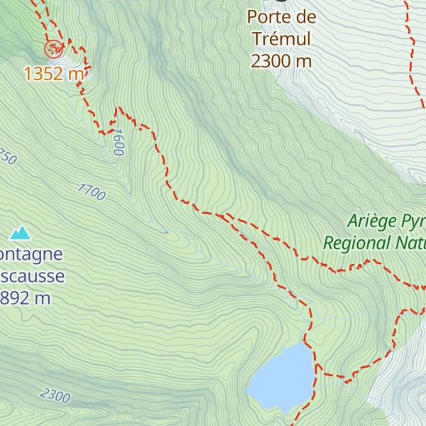 Map of Cabane de Caussis
