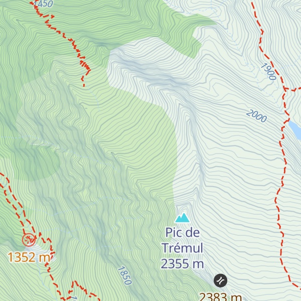 Map of Cabane de Trémul