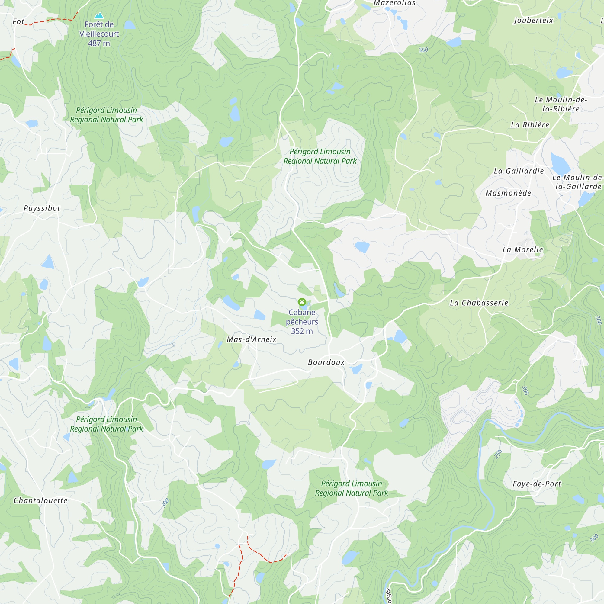 Cabane pêcheurs map