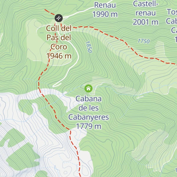 Map of Cabana de les Cabanyeres