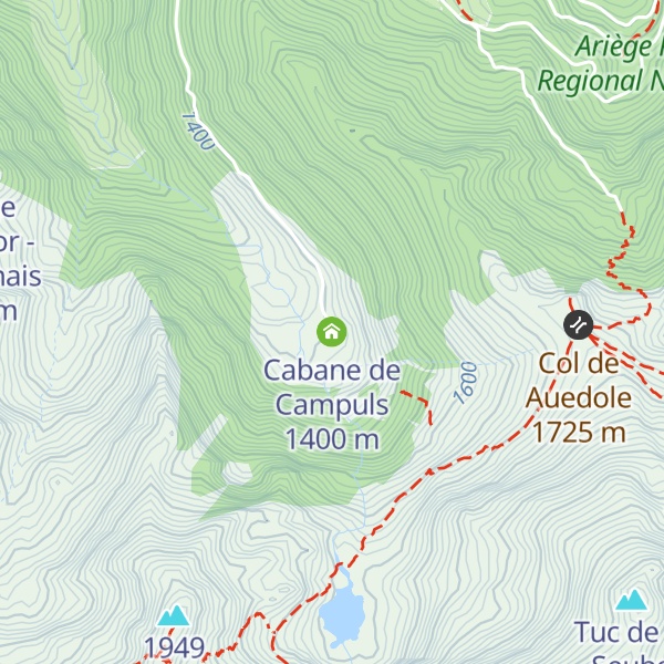 Map of Cabane de Campuls