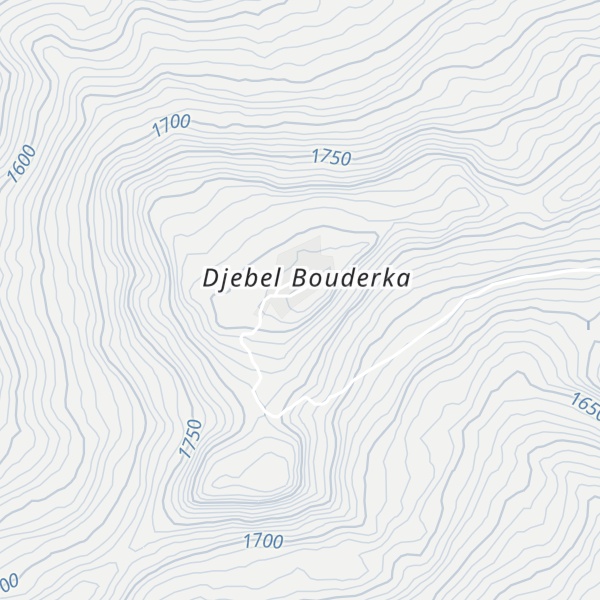 Map of Djebel Boudarga