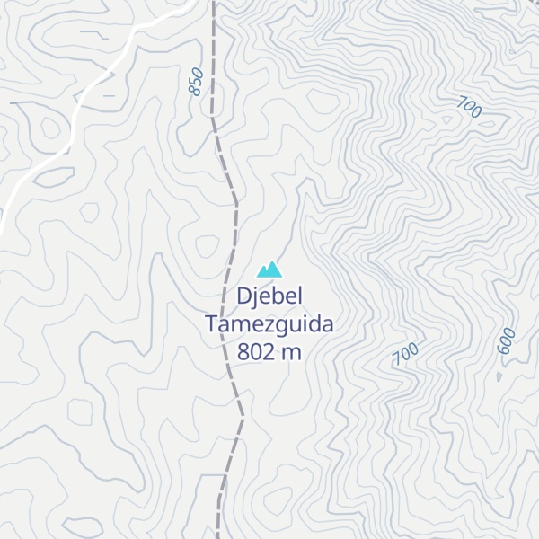 Map of Djebel Tamezguida