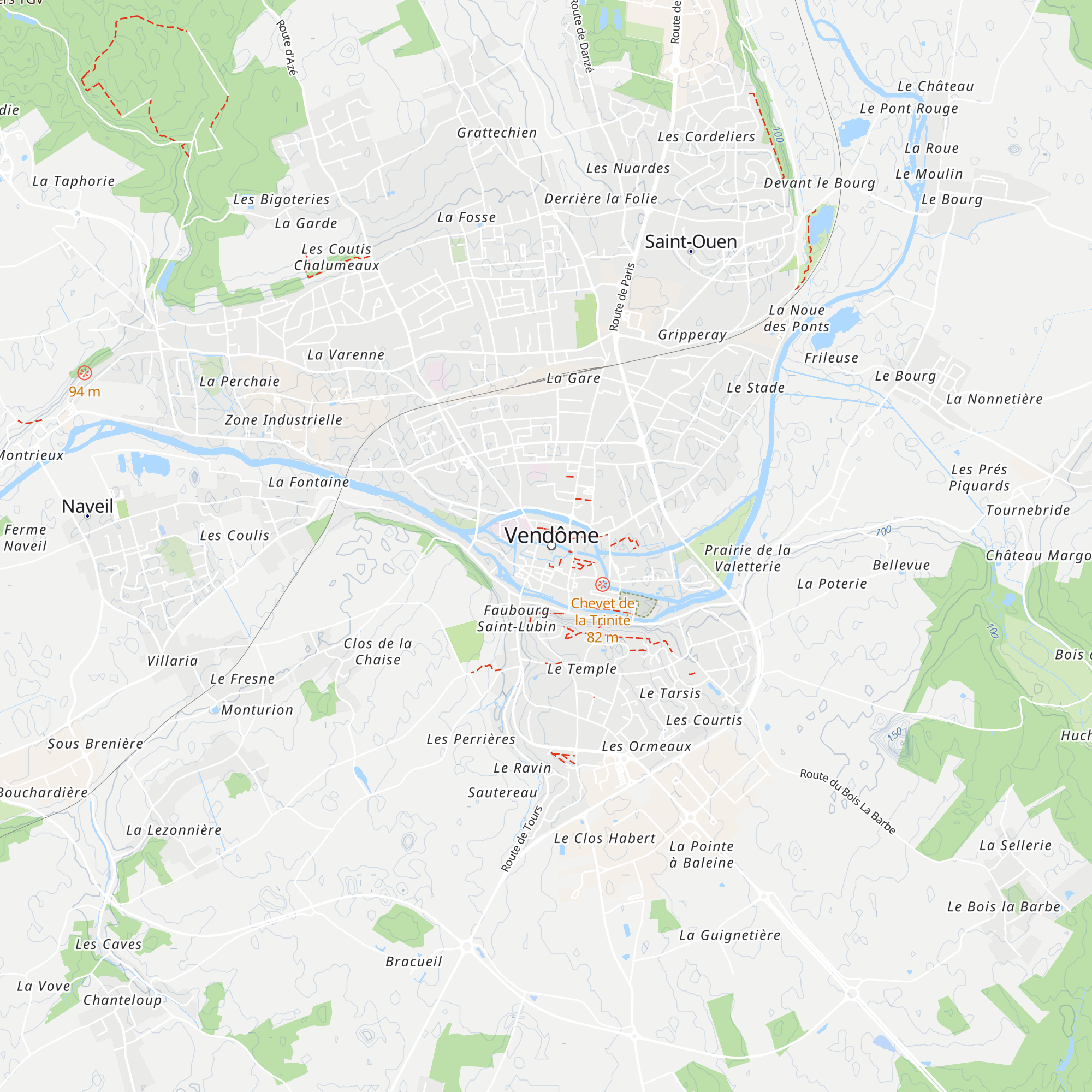 Office du Tourisme de Vendome map