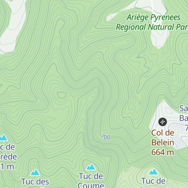Map of Tuc de Penilles