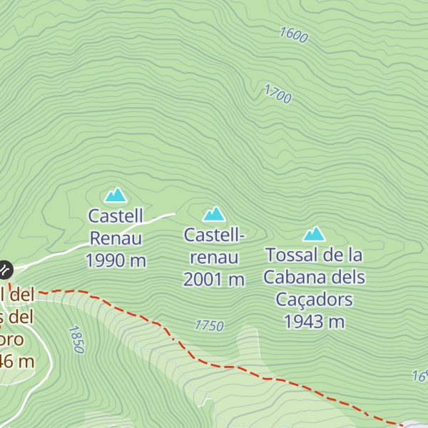 Map of Castell-renau