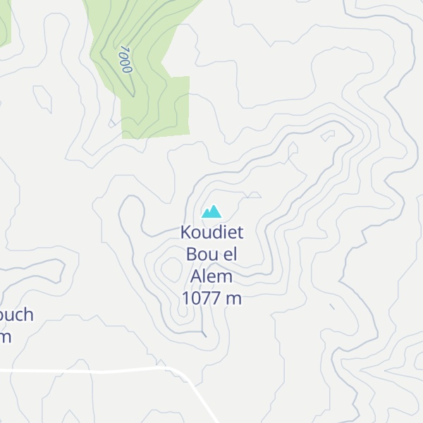 Map of Koudiet Bou el Alem