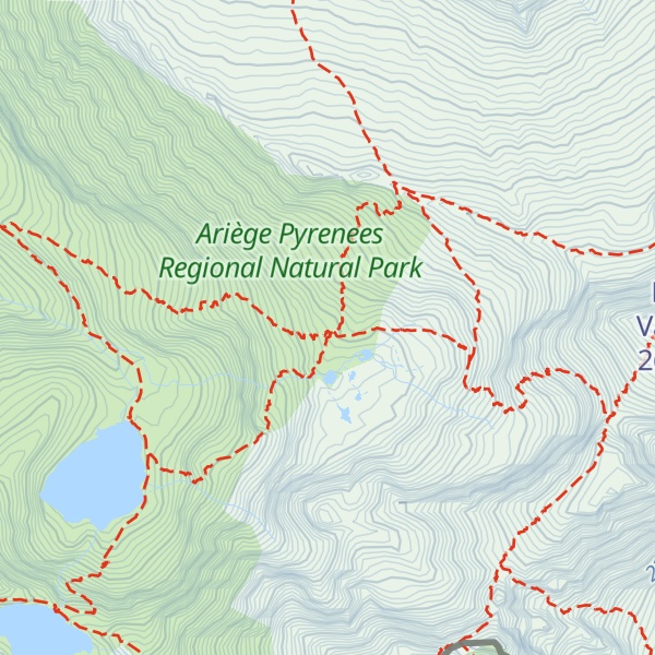 Map of Refuge «Les Estagnous»