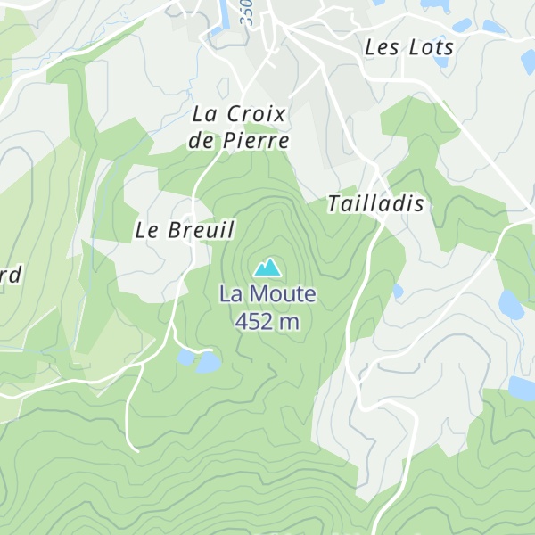 Map of La Moute
