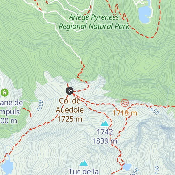 Map of Cabane du Col d'Eliet