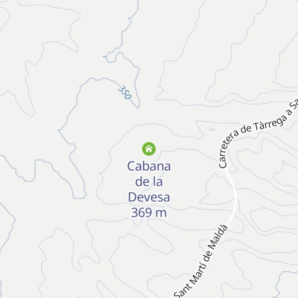 Map of Cabana de la Devesa