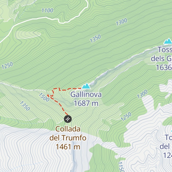 Map of Gallinova