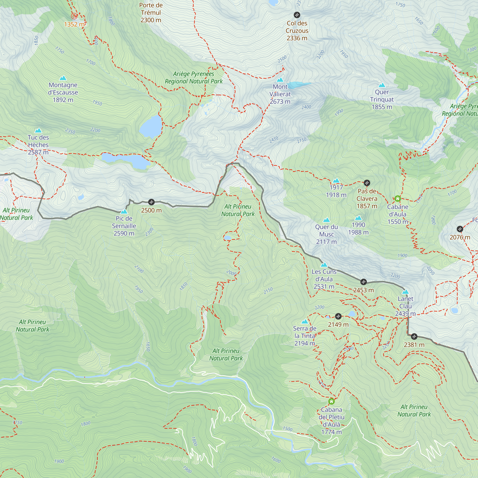 Cabana de l'Estany de Clavera map