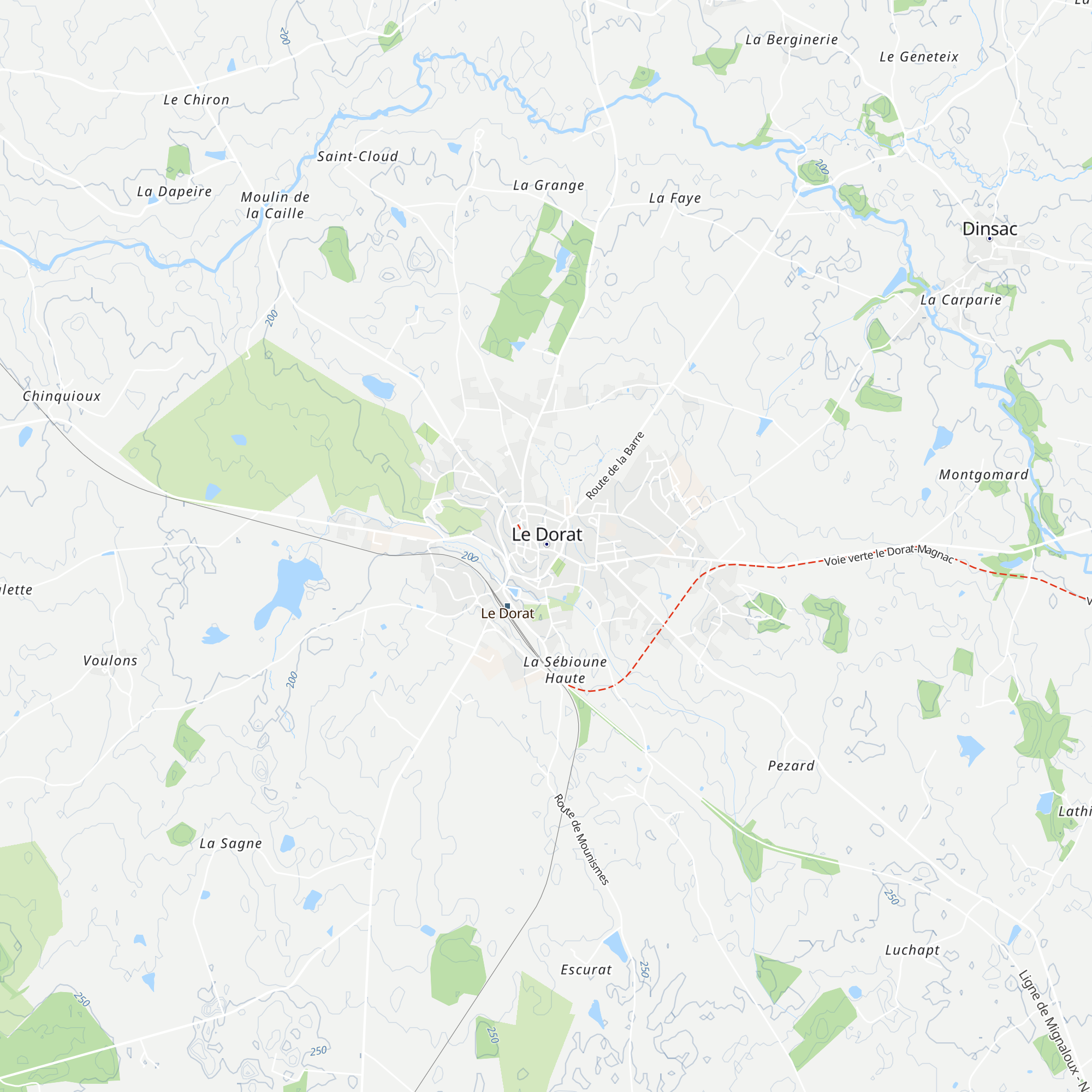 Office de Tourisme du Pays du Haut Limousin map