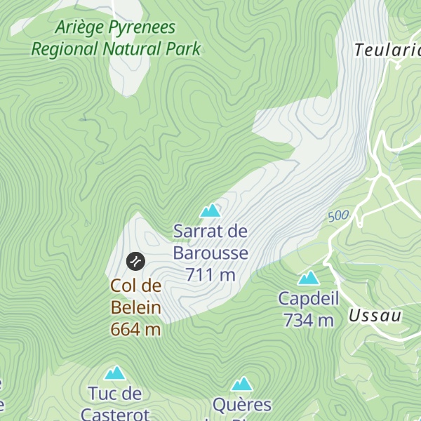 Map of Sarrat de Barousse