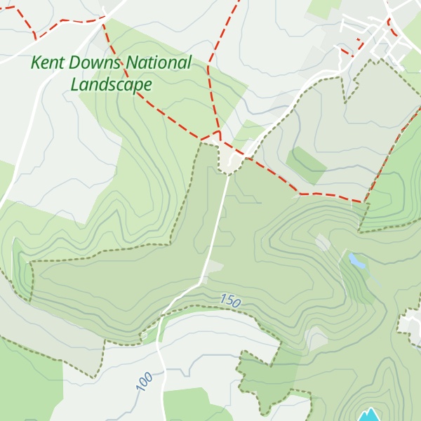 Map of Tolsford Hill