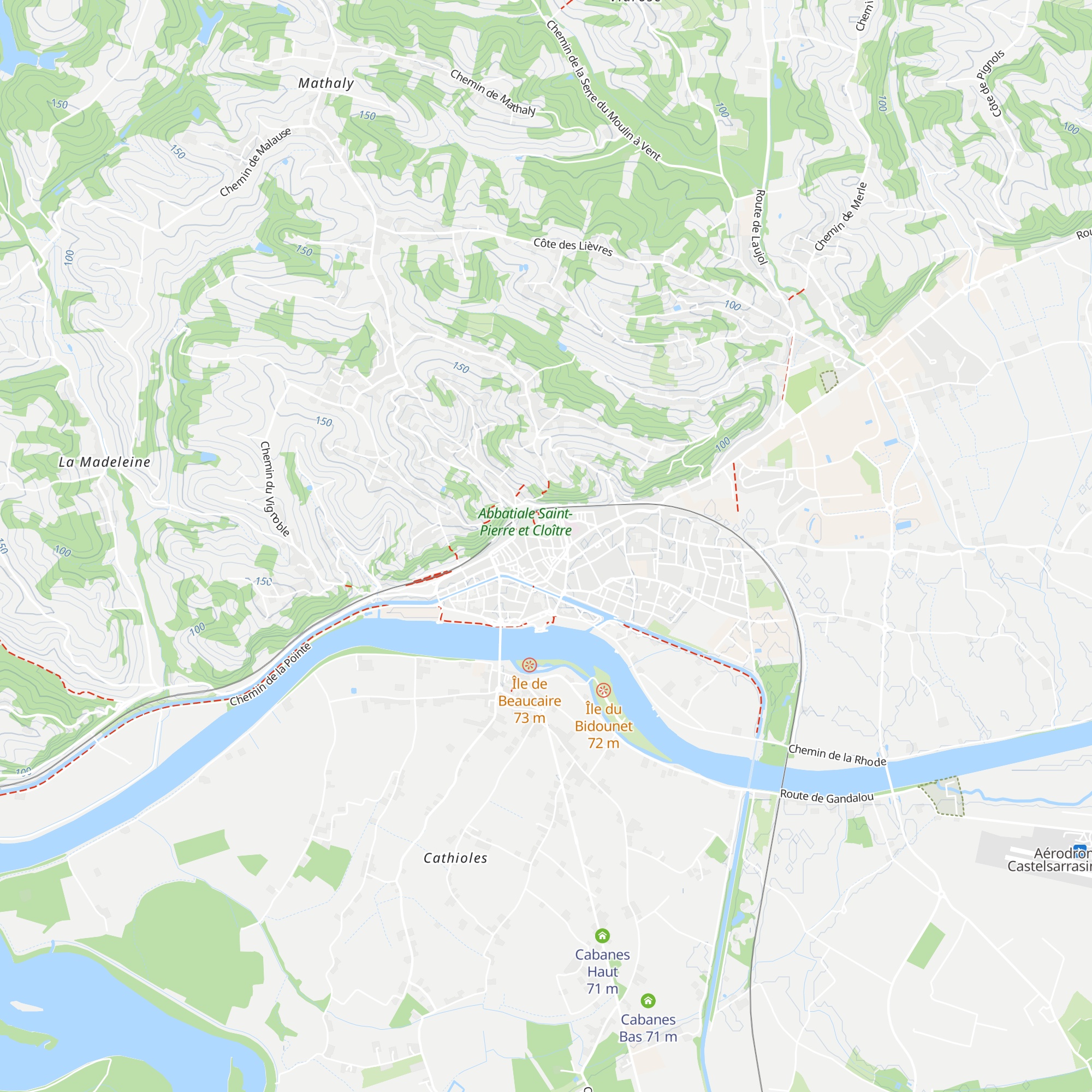 Gîte d'étape Aliénor map