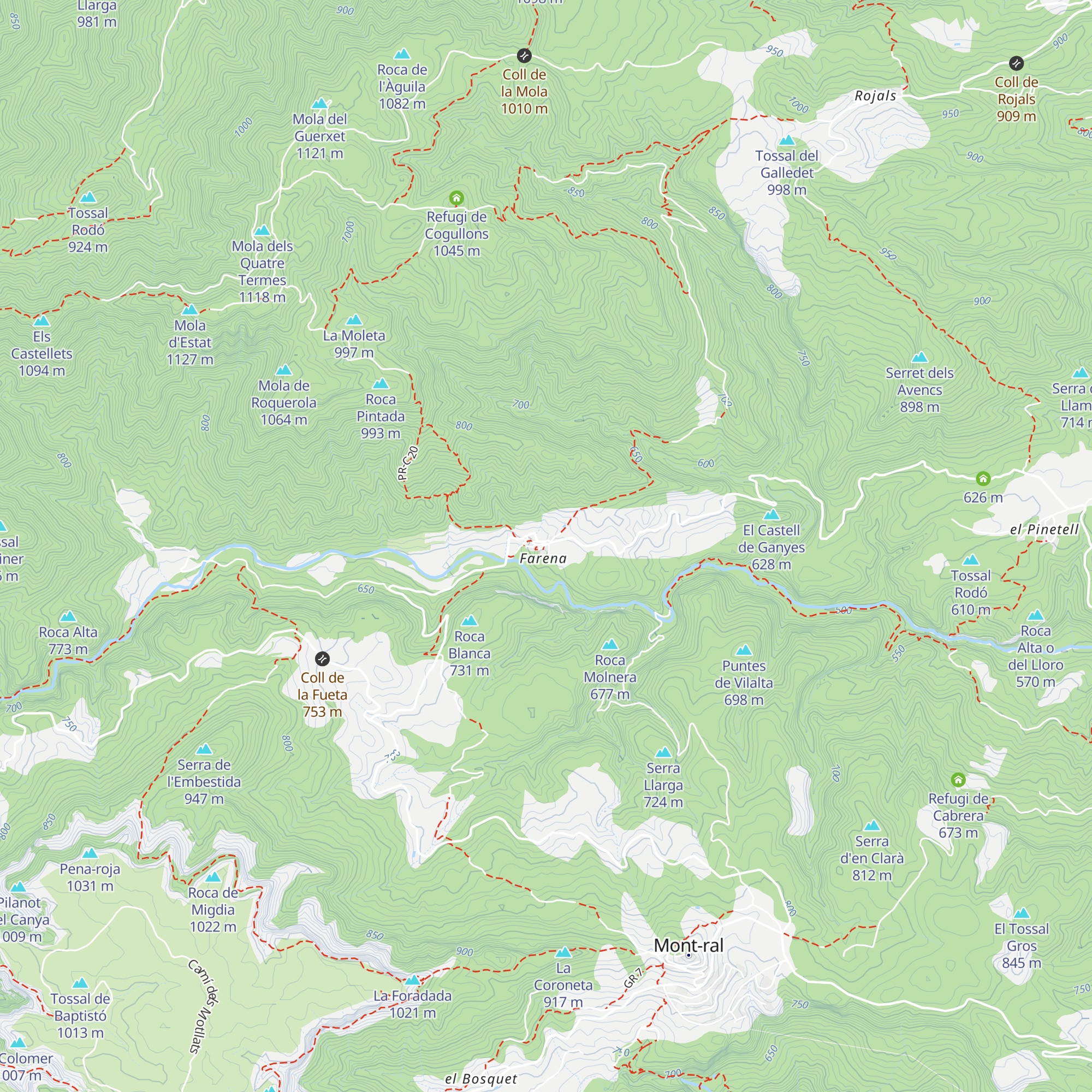 Refugi Sant Andreu de Farena map