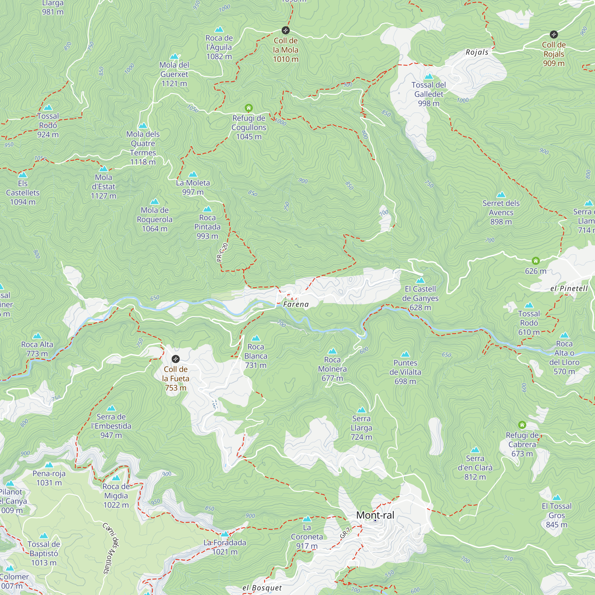 Refugi Sant Andreu de Farena map