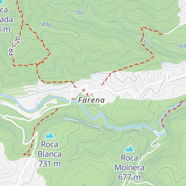 Map of Refugi Sant Andreu de Farena