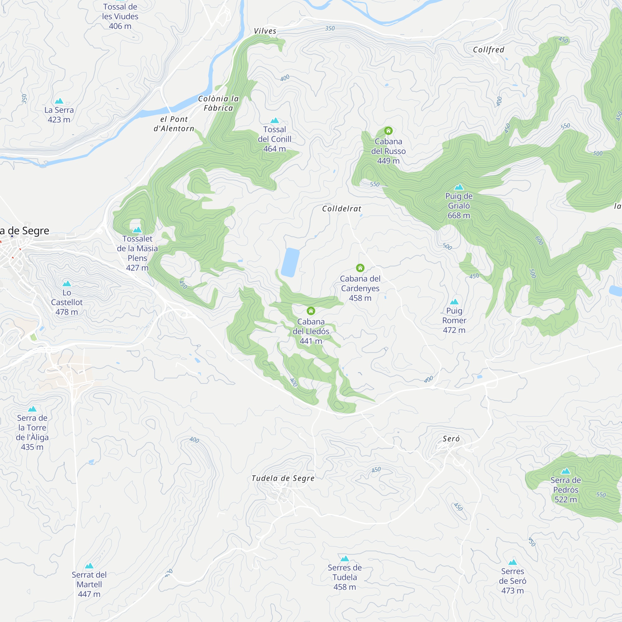 Cabana del Lledós map