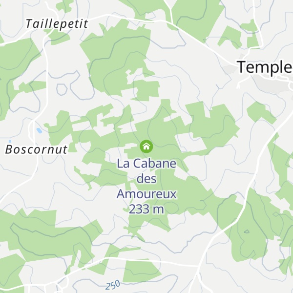 Map of La Cabane des Amoureux