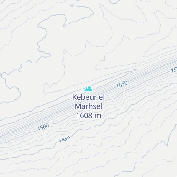Map of Kebeur el Marhsel