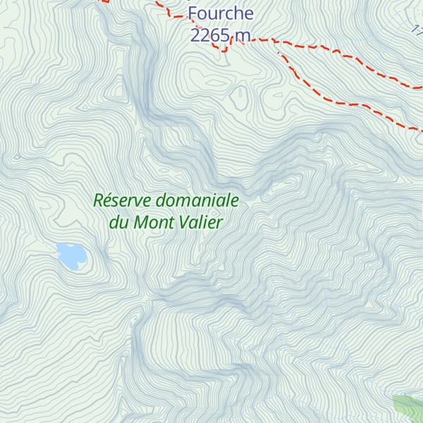 Map of Pic de Pomebrunet